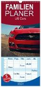 Familienplaner 2024 - US Cars Kalender mit 5 Spalten (Wandkalender, 21 x 45 cm) CALVENDO
