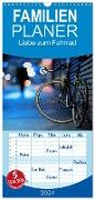 Familienplaner 2024 - Liebe zum Fahrrad mit 5 Spalten (Wandkalender, 21 x 45 cm) CALVENDO
