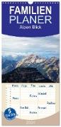 Familienplaner 2024 - Alpen Blick mit 5 Spalten (Wandkalender, 21 x 45 cm) CALVENDO