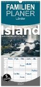 Familienplaner 2024 - Island - Die spektakuläre Insel im Norden. mit 5 Spalten (Wandkalender, 21 x 45 cm) CALVENDO