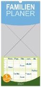 Familienplaner 2024 - indexseite ECO test mit 5 Spalten (Wandkalender, 21 x 45 cm) CALVENDO