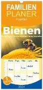 Familienplaner 2024 - Bienen - Die fleißigen Tierchen die den Honig herstellen. mit 5 Spalten (Wandkalender, 21 x 45 cm) CALVENDO