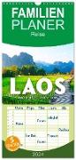 Familienplaner 2024 - Laos - Abseits der Touristenströme. mit 5 Spalten (Wandkalender, 21 x 45 cm) CALVENDO