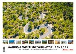 Foto-Wandkalender Motorradtouren 2024 DIN A2 quer