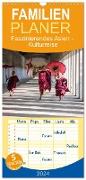 Familienplaner 2024 - Faszinierendes Asien - Eine Kulturreise in den Fernen Osten mit 5 Spalten (Wandkalender, 21 x 45 cm) CALVENDO