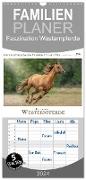 Familienplaner 2024 - Faszination Westernpferde mit 5 Spalten (Wandkalender, 21 x 45 cm) CALVENDO