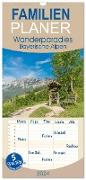 Familienplaner 2024 - Wanderparadies Bayerische Alpen mit 5 Spalten (Wandkalender, 21 x 45 cm) CALVENDO