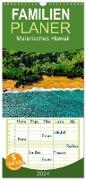 Familienplaner 2024 - Malerisches Hawaii mit 5 Spalten (Wandkalender, 21 x 45 cm) CALVENDO