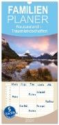 Familienplaner 2024 - Neuseeland - Traumlandschaften aus einem Naturparadies mit 5 Spalten (Wandkalender, 21 x 45 cm) CALVENDO