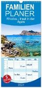 Familienplaner 2024 - Rhodos - Die faszinierende Insel in der Ägäis mit 5 Spalten (Wandkalender, 21 x 45 cm) CALVENDO