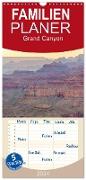 Familienplaner 2024 - Grand Canyon - Perspektiven einer außergewöhnlichen Schlucht mit 5 Spalten (Wandkalender, 21 x 45 cm) CALVENDO
