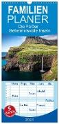 Familienplaner 2024 - Färöer Inseln - Geheimnisvolle Inseln im Nordatlantik mit 5 Spalten (Wandkalender, 21 x 45 cm) CALVENDO