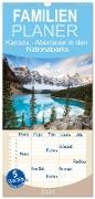 Familienplaner 2024 - Kanada - Abenteuer in den Nationalparks mit 5 Spalten (Wandkalender, 21 x 45 cm) CALVENDO