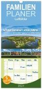 Familienplaner 2024 - Meine Heimat von oben ... Luftaufnahmen vom Fränkischen Seenland mit 5 Spalten (Wandkalender, 21 x 45 cm) CALVENDO