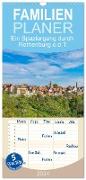 Familienplaner 2024 - Ein Spaziergang durch Rothenburg ob der Tauber mit 5 Spalten (Wandkalender, 21 x 45 cm) CALVENDO