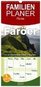 Familienplaner 2024 - Färöer - Die wunderschönen Inseln im Norden. mit 5 Spalten (Wandkalender, 21 x 45 cm) CALVENDO