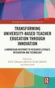 Transforming University-based Teacher Education through Innovation