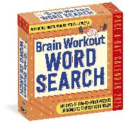 Brain Workout Word Search Page-A-Day Calendar 2025