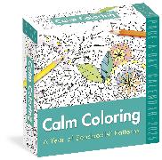 Calm Coloring Page-A-Day Calendar 2025