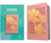 NLT Kids Bible, Thinline Reference Edition (Leatherlike, Tropical Flowers Dusty Pink, Red Letter)