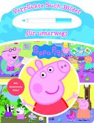 Peppa Pig - Verrückte Such-Bilder für unterwegs - Wimmelbuch - Pappbilderbuch mit Stift und abwischbaren Seiten ab 3 Jahren - Peppa Wutz