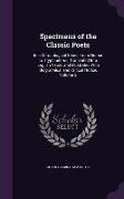 Specimens of the Classic Poets: In a Chronological Series from Homer to Tryphiodorus, Translated Into English Verse, and Illustrated with Biographical