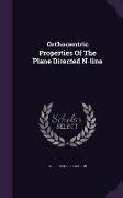 Orthocentric Properties of the Plane Directed N-Line