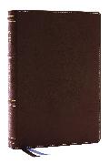 Life in Christ Bible: Discovering, Believing, and Rejoicing in Who God Says You Are (NKJV, Brown Bonded Leather, Thumb Indexed, Red Letter, Comfort Print)