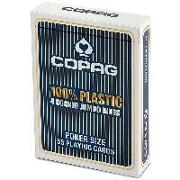 COPAG® 100% Plastik Poker Jumbo Index blau