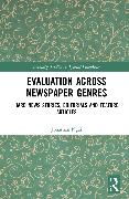 Evaluation Across Newspaper Genres