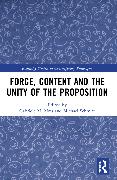 Force, Content and the Unity of the Proposition