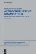 Althochdeutsche Grammatik II Bd