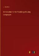 Introduction to the Teaching of Living Languages