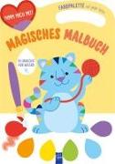 Magisches Malbuch - Cover gelb (Katze)