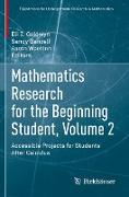 Mathematics Research for the Beginning Student, Volume 2