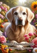 Bunte Blumenhunde