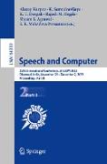Speech and Computer
