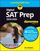 Digital SAT Prep 2025/2026 for Dummies: Book + 4 Practice Tests & Flashcards Online