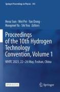 Proceedings of the 10th Hydrogen Technology Convention, Volume 1