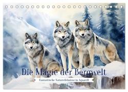 Die Magie der Bergwelt (Tischkalender 2024 DIN A5 quer), CALVENDO Monatskalender