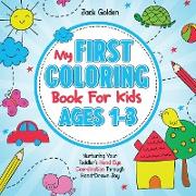 My First Coloring Book For Kids Ages 1-3