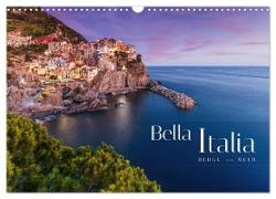 Bella Italia - Berge und Meer (Wandkalender 2024 DIN A3 quer), CALVENDO Monatskalender