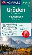 KOMPASS Wanderkarte 616 Gröden / Val Gardena, Sella, Canazei 1:25.000