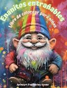 Enanitos entrañables | Libro de colorear para niños | Escenas divertidas y creativas del Bosque Mágico