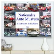 Nationales Auto Museum, Faszination auf Rädern (hochwertiger Premium Wandkalender 2024 DIN A2 quer), Kunstdruck in Hochglanz