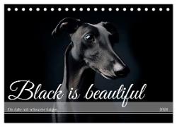Black is beautiful (Tischkalender 2024 DIN A5 quer), CALVENDO Monatskalender