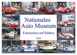 Nationales Auto Museum, Faszination auf Rädern (Tischkalender 2024 DIN A5 quer), CALVENDO Monatskalender
