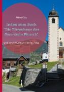 Index zum Buch "Die Einwohner der Gemeinde Pitasch"