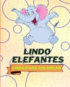 Libro Para Colorear de Lindos Elefantes