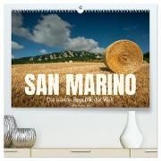 San Marino Die älteste Republik der Welt (hochwertiger Premium Wandkalender 2024 DIN A2 quer), Kunstdruck in Hochglanz